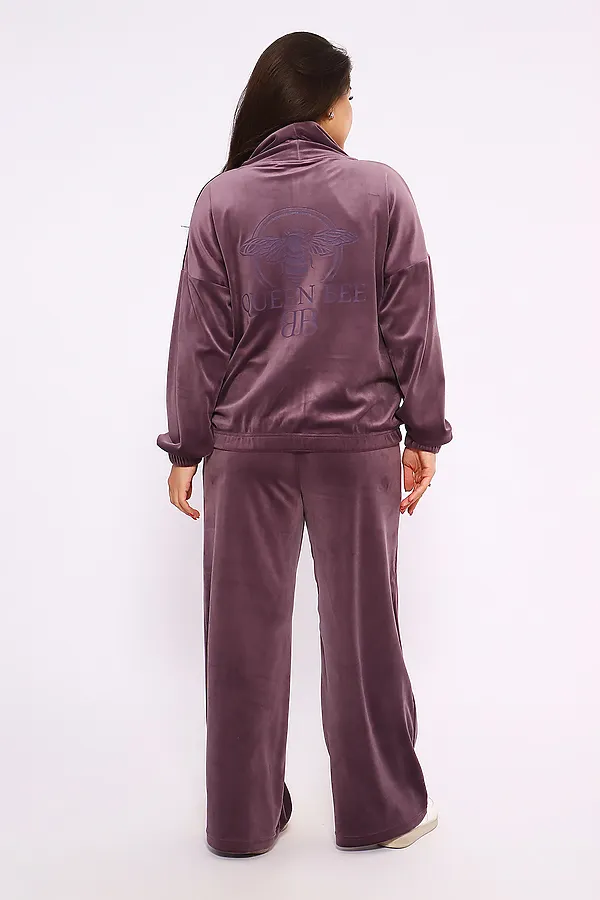 Костюм с брюками 638 Queen Bee НАТАЛИ, лиловый - фото 2