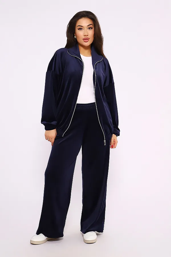 Костюм с брюками 638 Queen Bee НАТАЛИ, темно-синий - фото 2