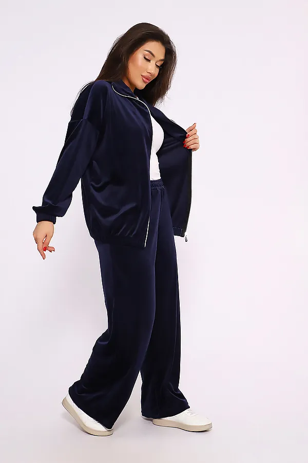Костюм с брюками 638 Queen Bee НАТАЛИ, темно-синий - фото 2