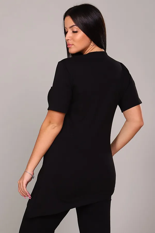 Туника ТН7 Кошка НАТАЛИ, черный - фото 2