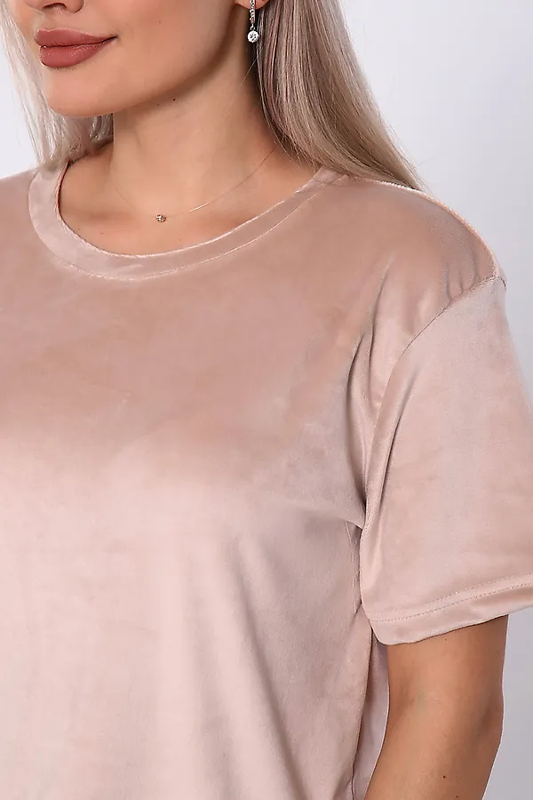 Пижама с шортами 668 НАТАЛИ, бежевый - фото 2