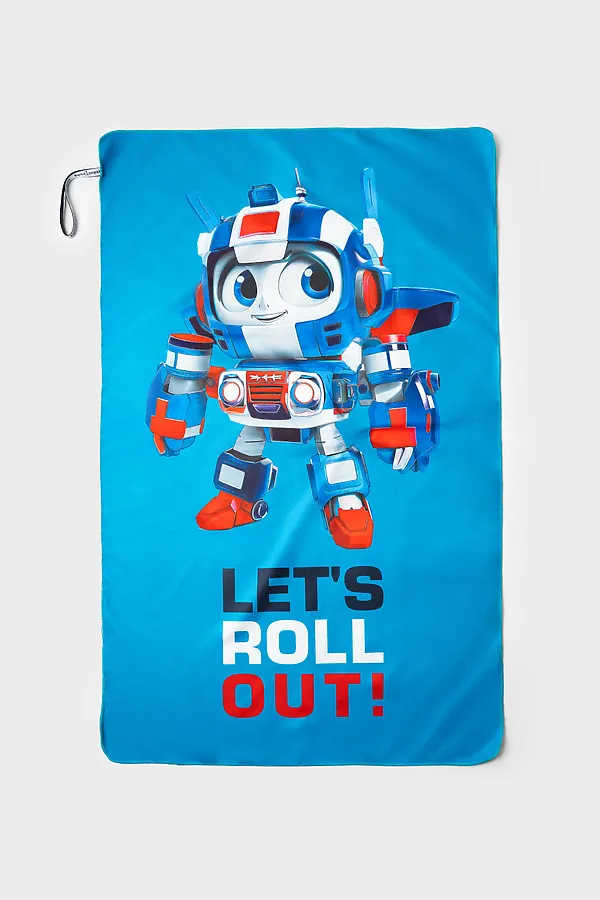 Полотенце текстильное для мальчиков PLAYTODAY, ярко-синий - фото 2