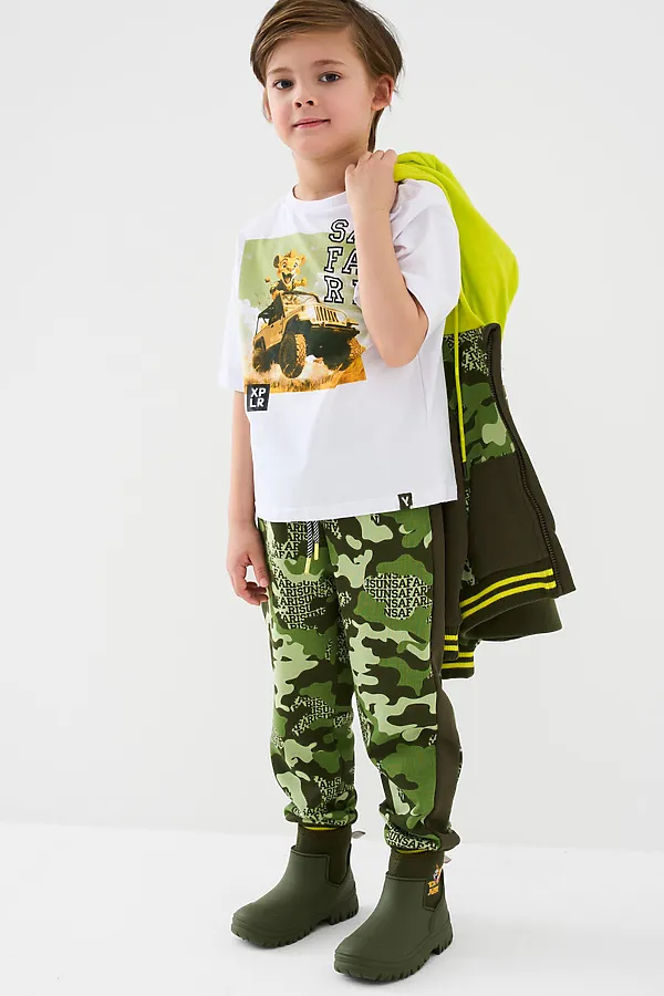 Ботинки для мальчиков PLAYTODAY, хаки - фото 2