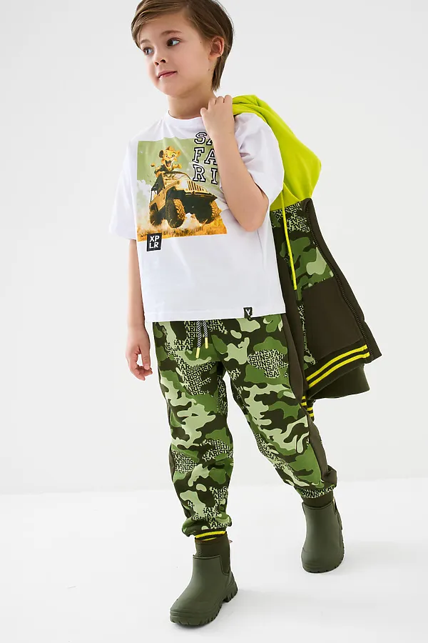 Ботинки для мальчиков PLAYTODAY, хаки - фото 2