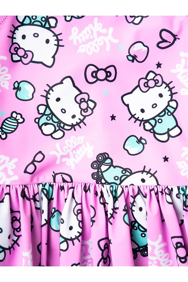 Купальник детский трикотажный для девочек PLAYTODAY, разноцветный - фото 2