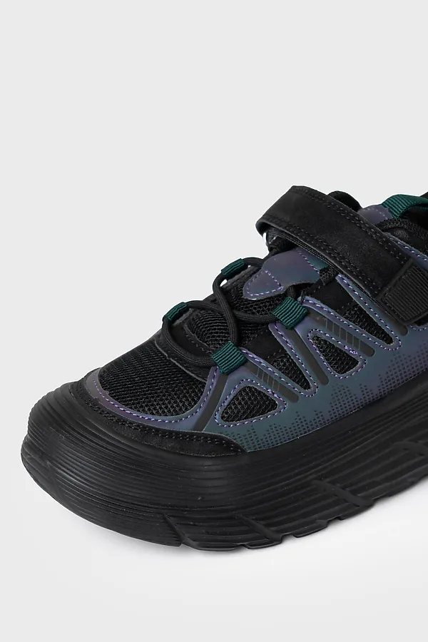 Полуботинки для мальчиков PLAYTODAY, разноцветный,черный - фото 2