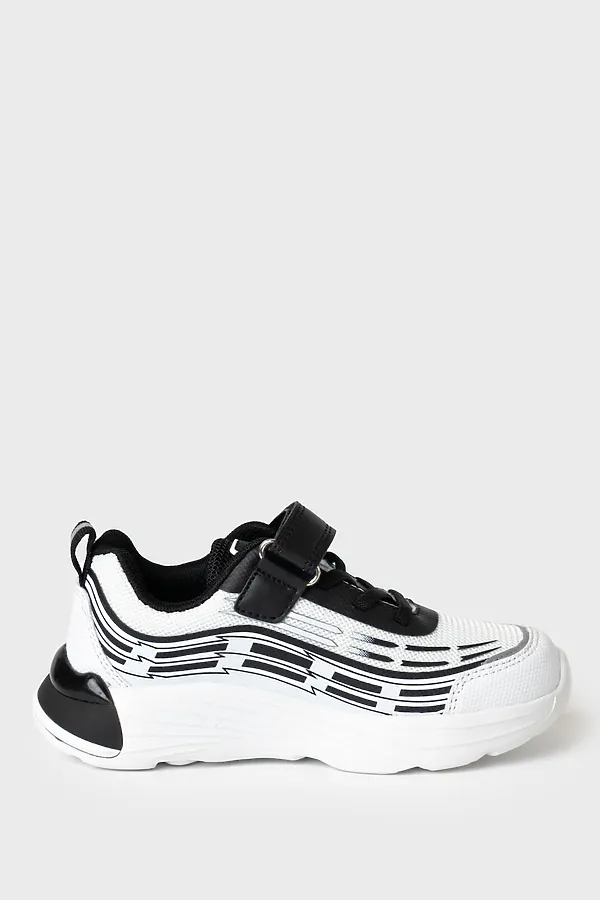 Полуботинки для мальчиков PLAYTODAY, белый,черный - фото 2