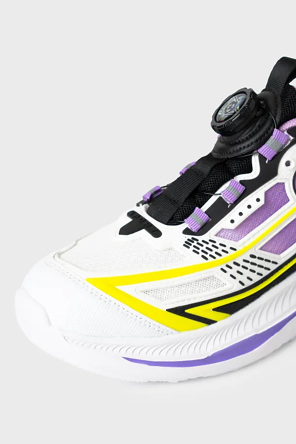 Полуботинки для девочек PLAYTODAY, фиолетовый,зеленый,черный - фото 2