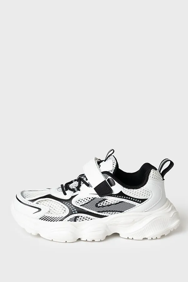 Полуботинки для мальчиков PLAYTODAY, белый,черный - фото 2