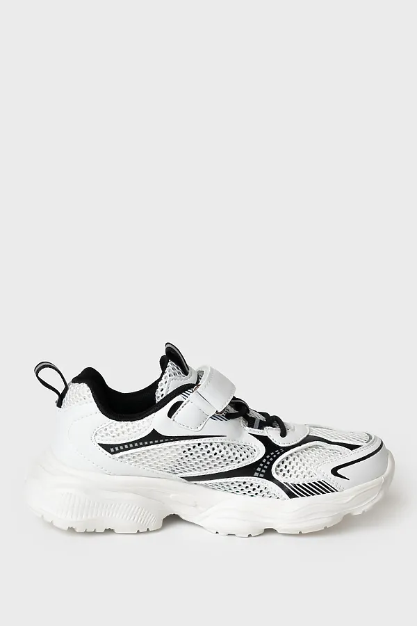 Полуботинки для мальчиков PLAYTODAY, белый,черный - фото 2