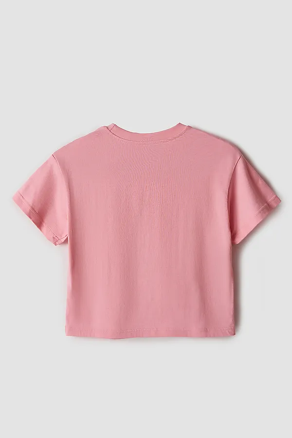 Комплект для девочек (футболка, шорты) MARK FORMELLE, розовый +розово -голубая клетка - фото 2