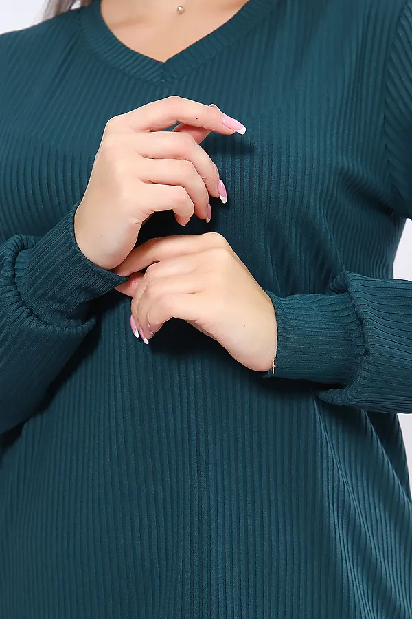 Костюм с брюками 745 НАТАЛИ, изумрудный - фото 2