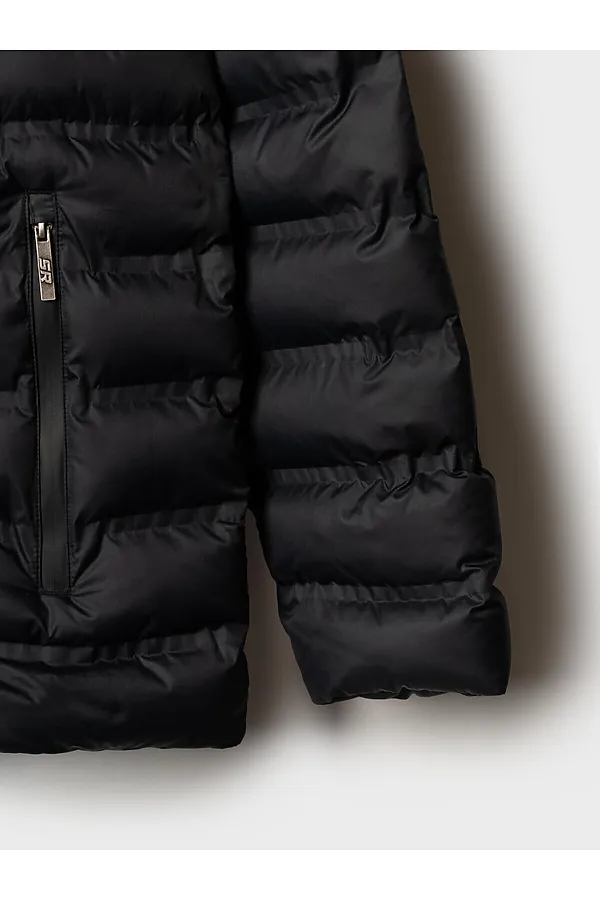 Куртка текстильная с полиуретановым покрытием для мужчин PLAYTODAY, черный - фото 2