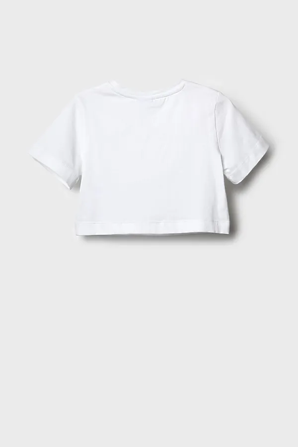 Фуфайка трикотажная для девочек (футболка) PLAYTODAY, белый - фото 2