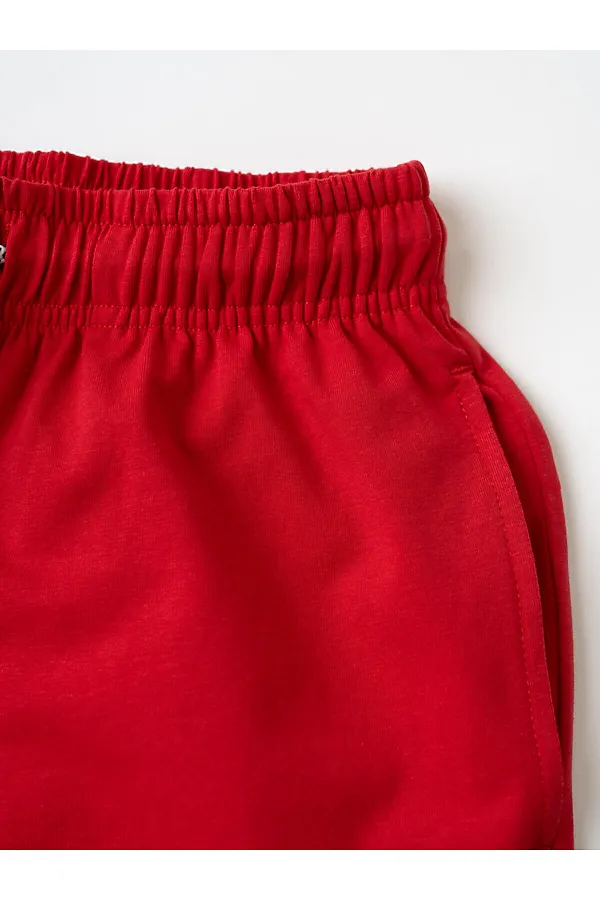 Комплект трикотажный для девочек: фуфайка (футболка), шорты PLAYTODAY, белый,красный - фото 2