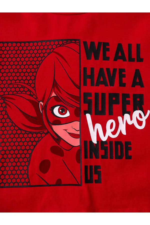 Фуфайка трикотажная для девочек (футболка) PLAYTODAY, красный - фото 2