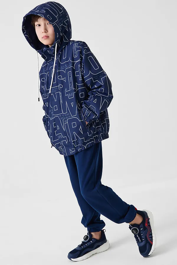 Полуботинки для мальчиков PLAYTODAY, тёмно-синий - фото 2