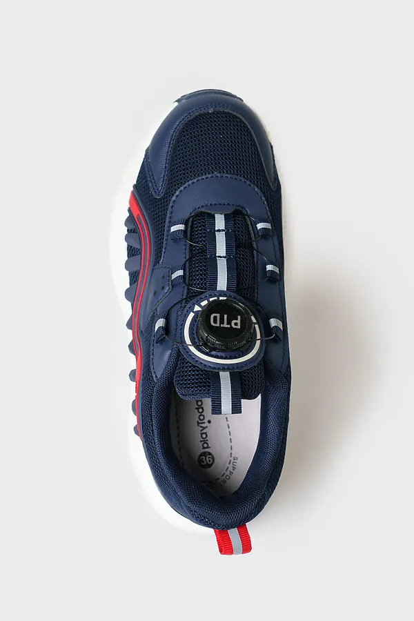 Полуботинки для мальчиков PLAYTODAY, тёмно-синий - фото 2