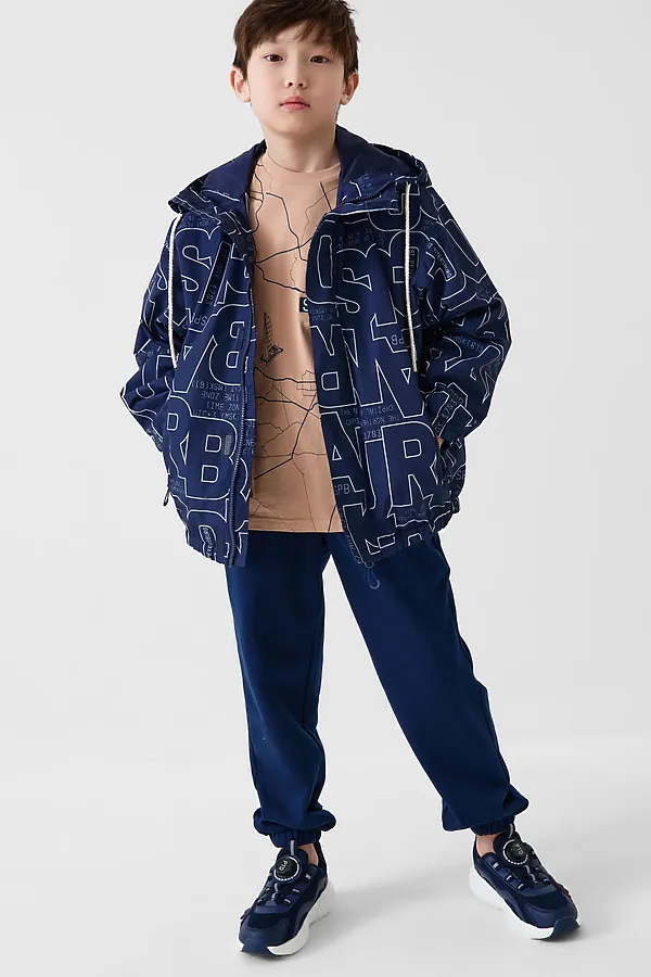 Полуботинки для мальчиков PLAYTODAY, тёмно-синий - фото 2