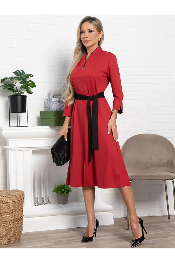 Платье Дарьяна LADY TAIGA, коралловое - фото 2