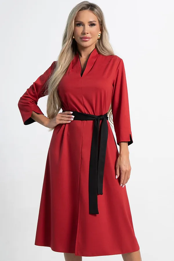 Платье Дарьяна LADY TAIGA, коралловое - фото 2