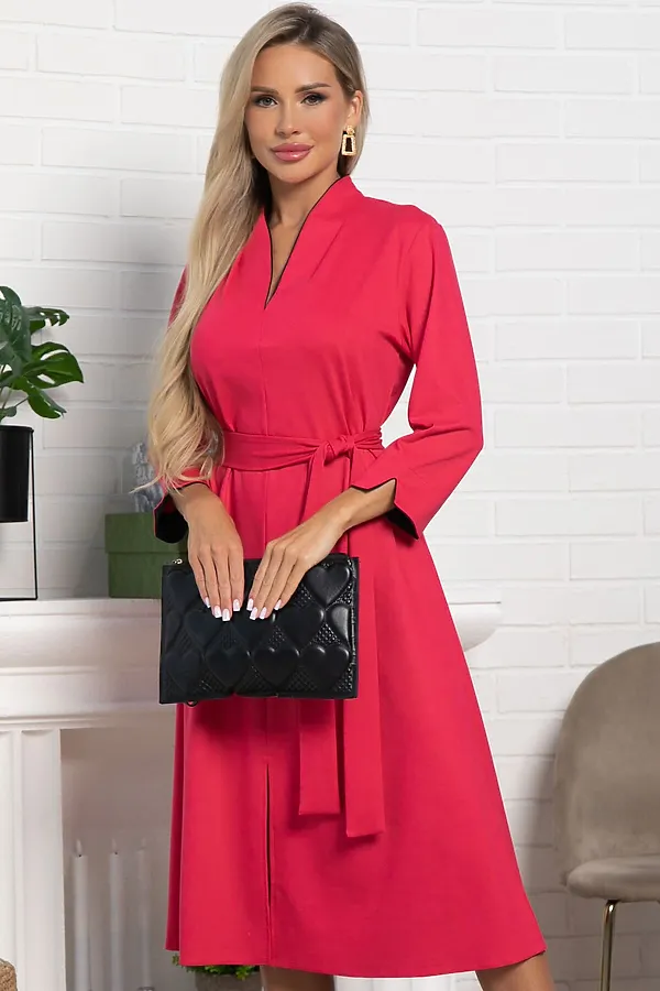 Платье Дарьяна LADY TAIGA, малиновое - фото 2