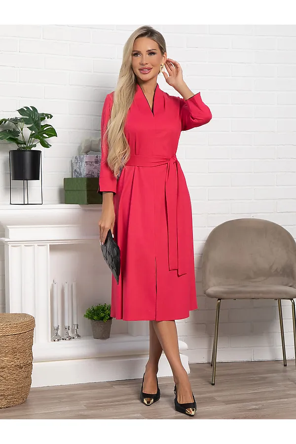 Платье Дарьяна LADY TAIGA, малиновое - фото 2