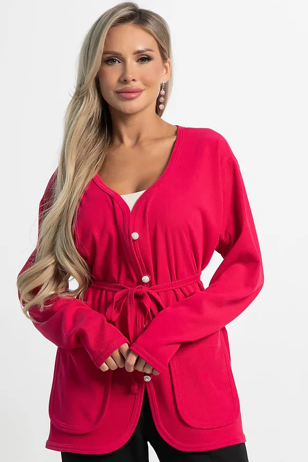 Кардиган Келли LADY TAIGA, малиновый - фото 2