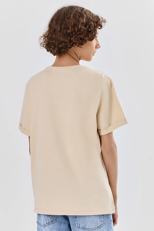 Футболка для мальчиков MARK FORMELLE, туман +печать - фото 2