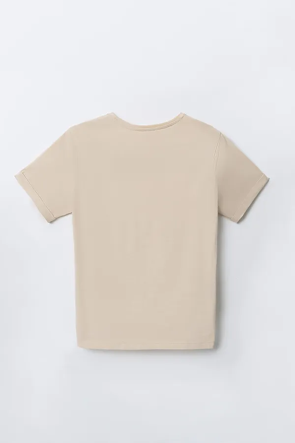 Футболка для мальчиков MARK FORMELLE, туман +печать - фото 2