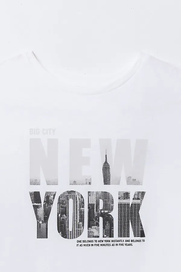 Футболка для мальчиков MARK FORMELLE, белый +печать4 - фото 2