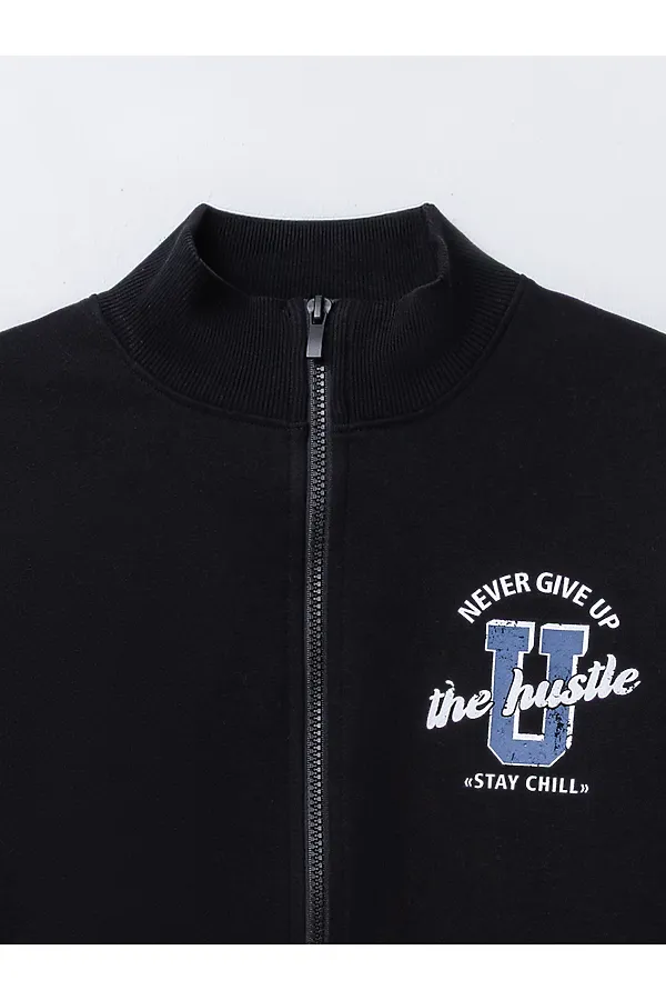 Толстовка для мальчиков MARK FORMELLE, черный +печать - фото 2