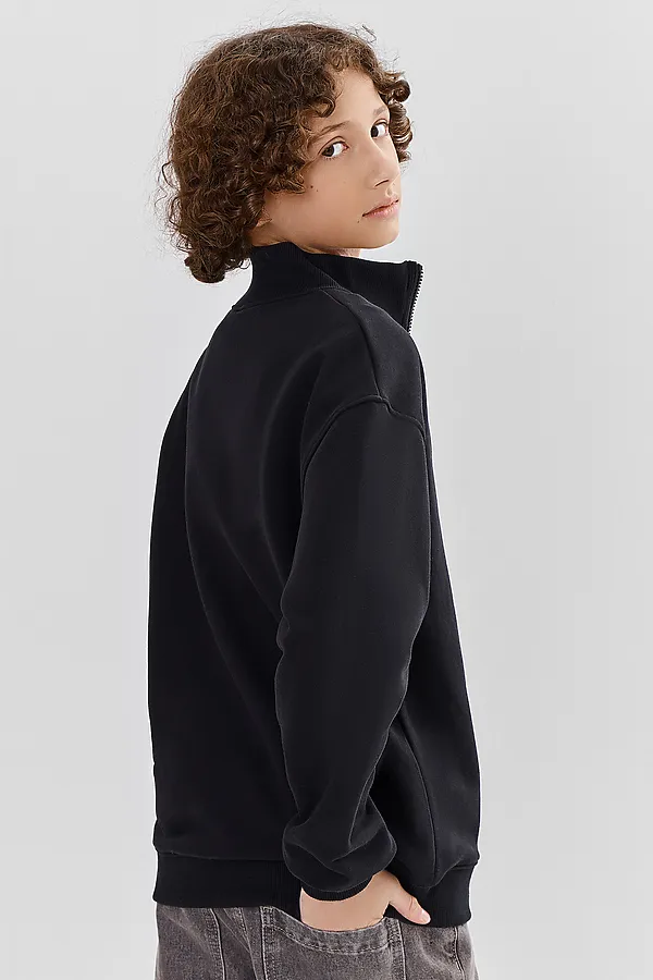 Толстовка для мальчиков MARK FORMELLE, черный +печать - фото 2