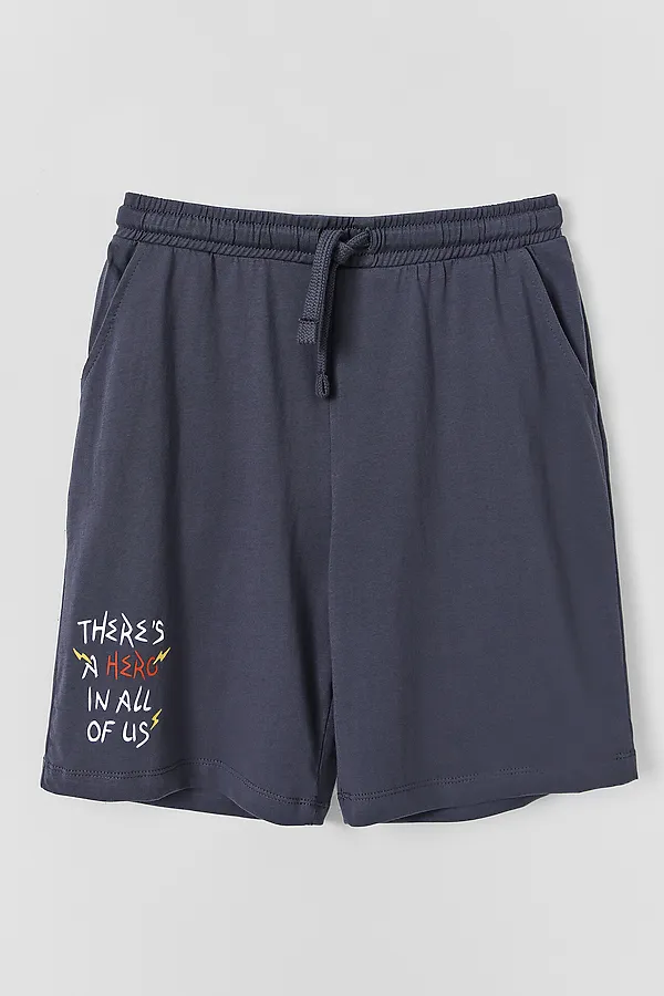 Шорты для мальчиков MARK FORMELLE, графит +печать2 - фото 2