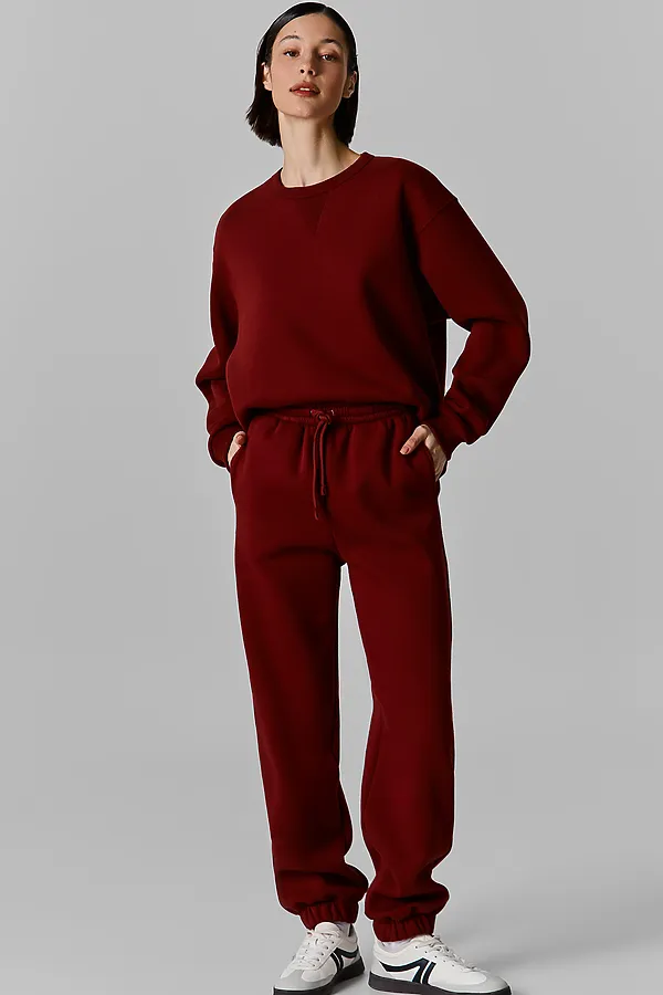Комплект женский (джемпер, джоггеры) MARK FORMELLE, бордовый - фото 2