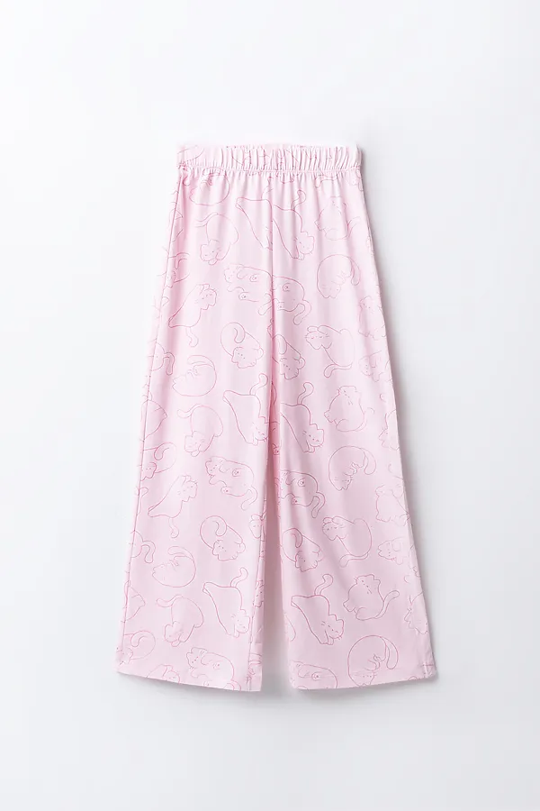 Комплект для девочек (рубашка, брюки) MARK FORMELLE, котики на розовом - фото 2