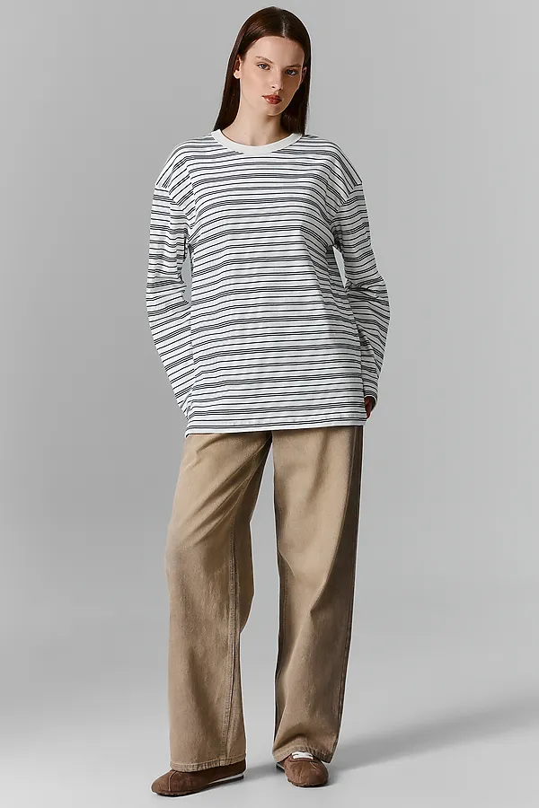 Джемпер женский MARK FORMELLE, полоска на св.молочном - фото 2