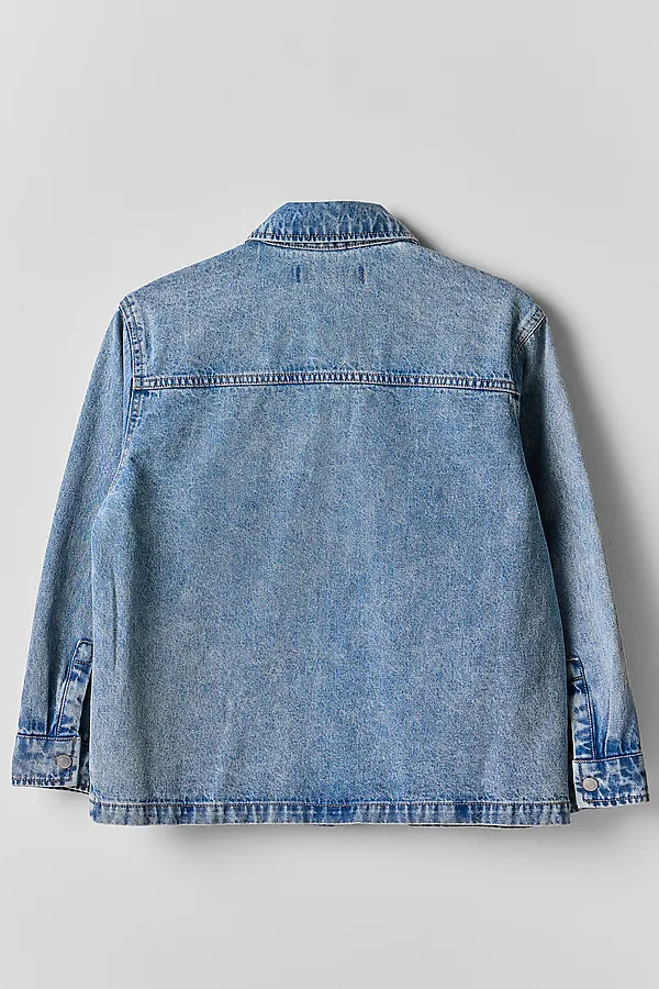 Куртка джинсовая для мальчиков MARK FORMELLE, голубой +тинт - фото 2