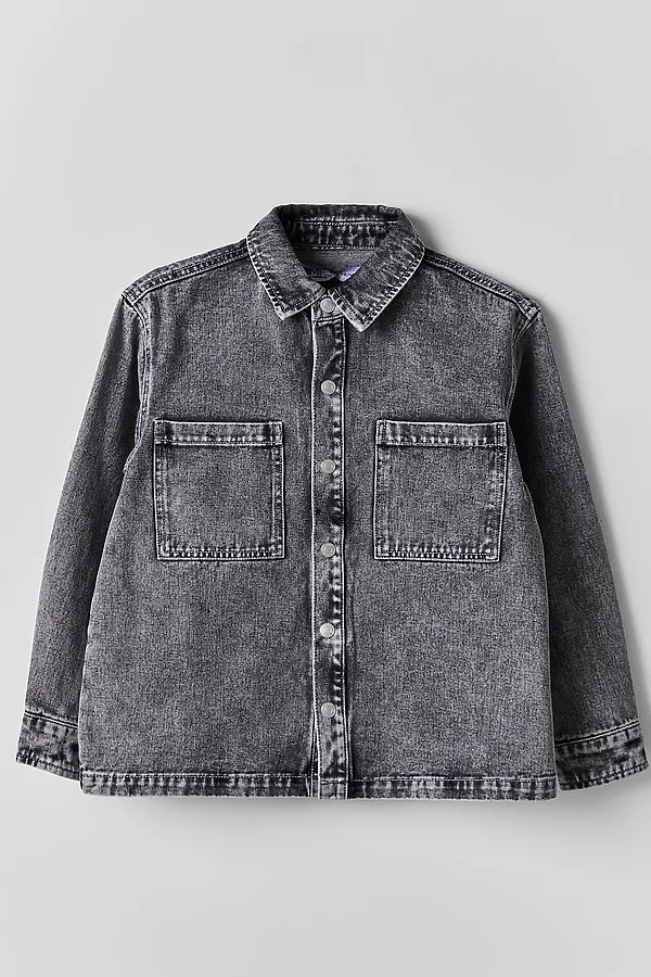 Куртка джинсовая для мальчиков MARK FORMELLE, серый - фото 2