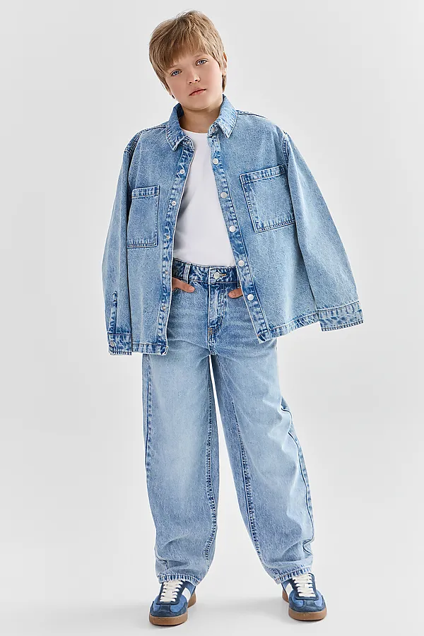 Джинсы для мальчиков MARK FORMELLE, голубой +тинт - фото 2