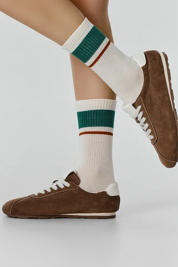 Носки женские (3 пары) MARK FORMELLE, я.малахит /лёд /молочный/ - фото 2