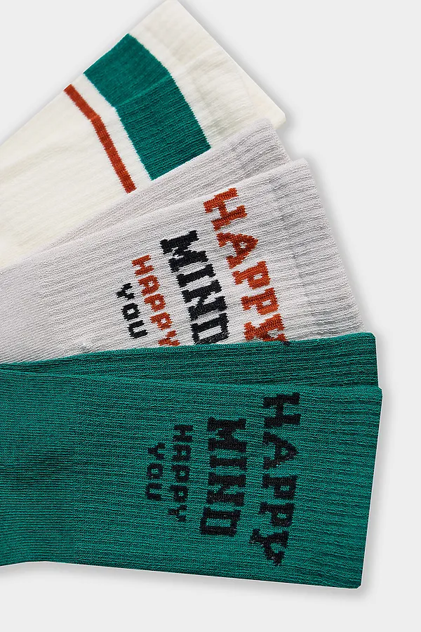 Носки женские (3 пары) MARK FORMELLE, я.малахит /лёд /молочный/ - фото 2