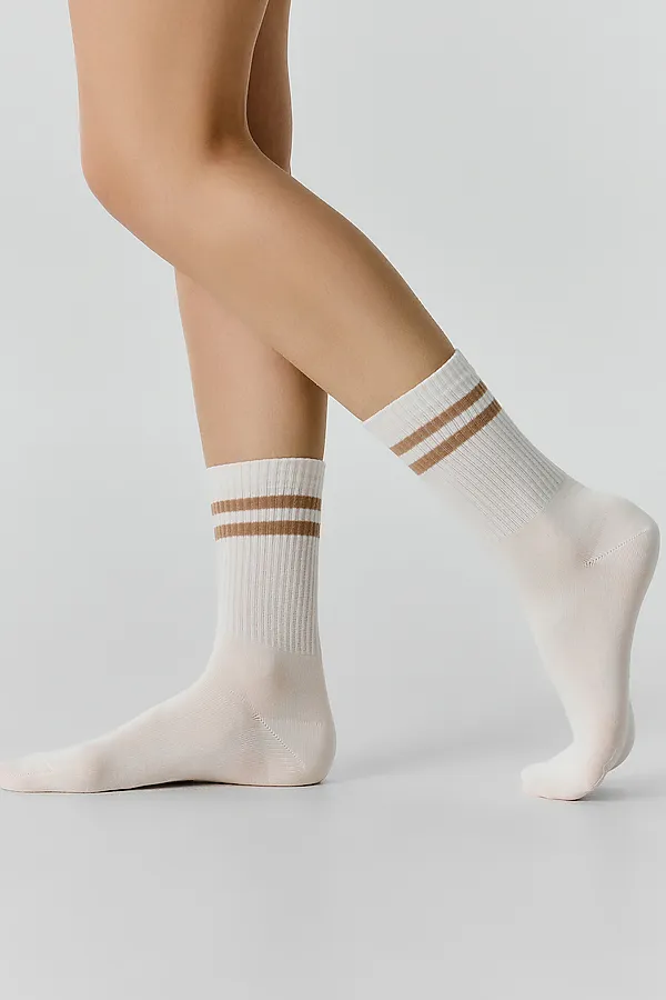 Носки женские (3 пары) MARK FORMELLE, молочный /капучино /сухая роза/ - фото 2