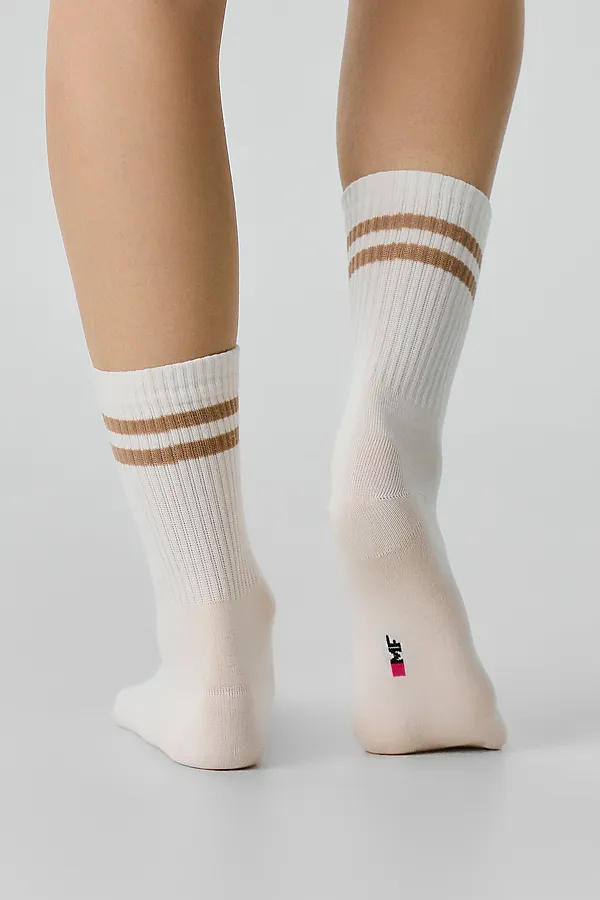 Носки женские (3 пары) MARK FORMELLE, молочный /капучино /сухая роза/ - фото 2