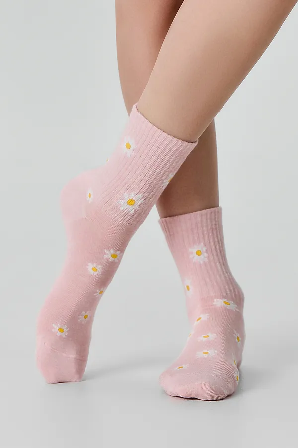 Носки женские MARK FORMELLE, розовый меланж - фото 2