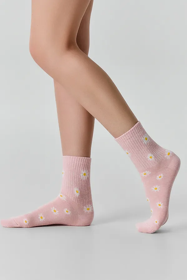 Носки женские MARK FORMELLE, розовый меланж - фото 2