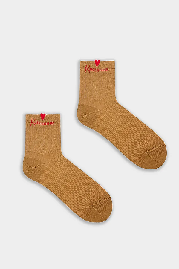 Носки женские MARK FORMELLE, св.кэмел - фото 2