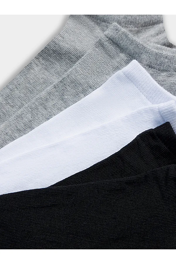 Носки женские (3 пары) MARK FORMELLE, белый /сер.меланж /черный/ - фото 2
