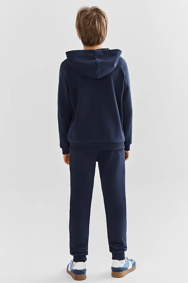 Комплект для мальчиков (толстовка, брюки) MARK FORMELLE, неви +печать1 - фото 2