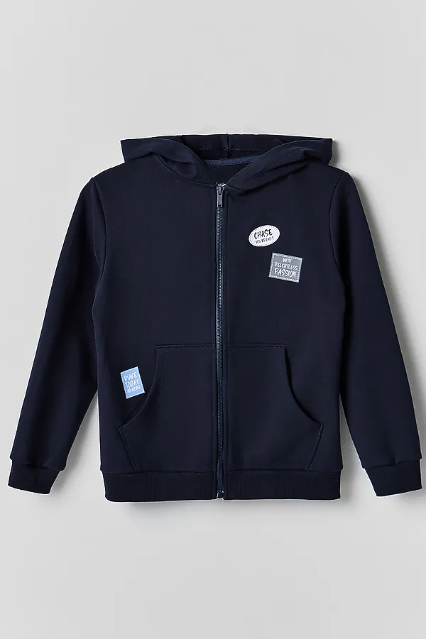 Комплект для мальчиков (толстовка, брюки) MARK FORMELLE, неви +печать1 - фото 2